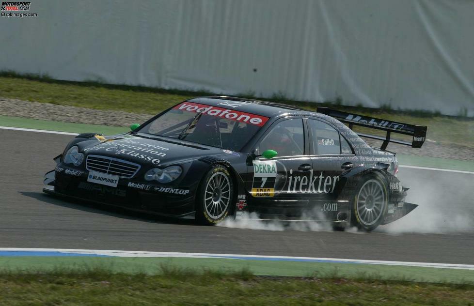 Hockenheim 2004: Gary Paffett (Mercedes) fährt im ersten Saisonrennen zum Sieg. Die DTM-Gesamtwertung beschließt er aber auf dem zweiten Platz. Meister wird Mattias Ekström (Audi).