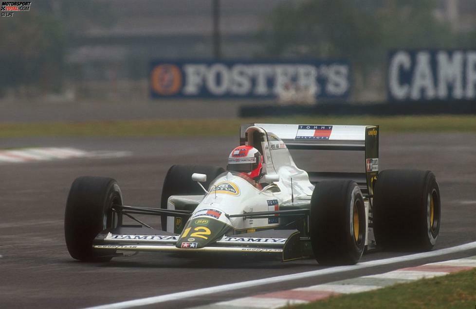 In einem solchen Lotus 102B, wie ihn hier Johnny Herbert fährt, kam Michael Bartels in der Formel 1 aber zu keinem Grand-Prix-Start, sondern musste stets bereits nach der Qualifikation aussteigen. Nach vier Versuchen im Jahr 1991 war Schluss für ihn.