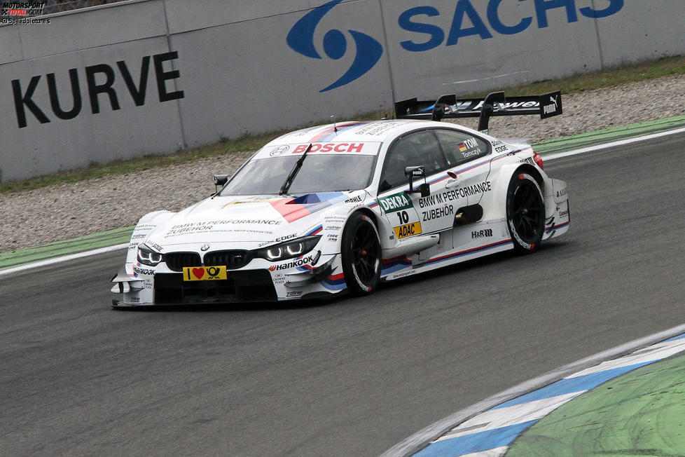 Fleißigster Fahrer beim viertägigen Hockenheim-Test war Bruno Spengler (BMW): Er drehte 298 Runden und legte dabei über 1.300 Kilometer zurück.