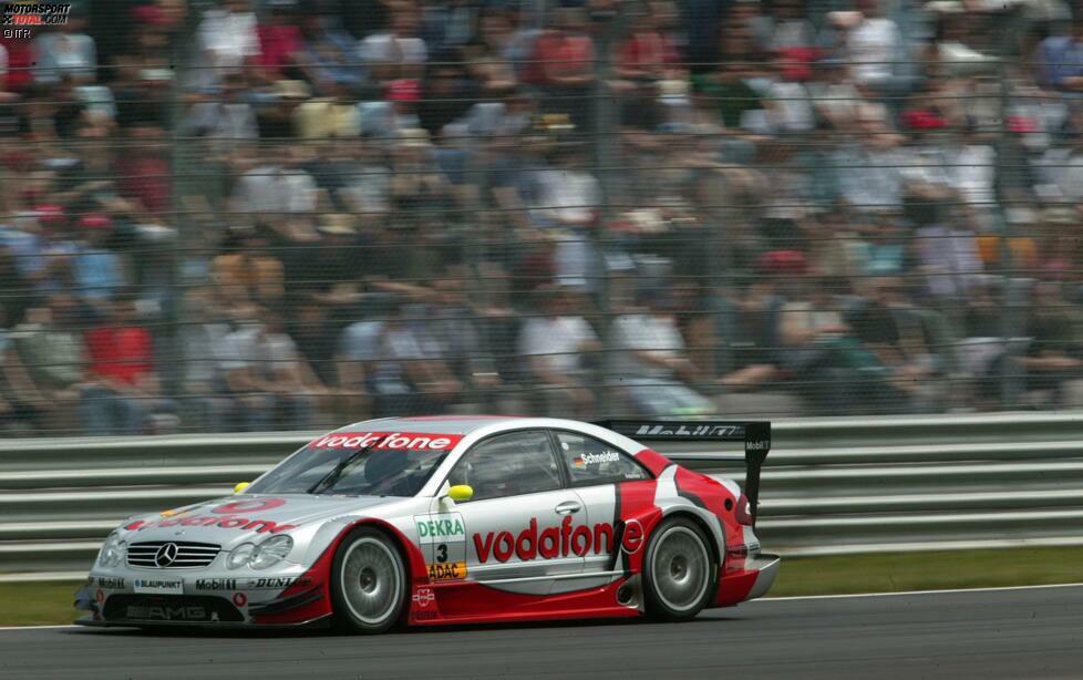 2003 heißt der DTM-Fahrerchampion erneut Bernd Schneider. Doch seinen vierten DTM-Titel muss er sich hart erkämpfen: Erst beim Finale in Hockenheim fällt die Entscheidung zu Schneiders Gunsten. Am Ende bleibt er mit 68 Punkten knapp vor Christijan Albers (64) und Marcel Fässler (57). Mit diesem Erfolg steigt Schneider zum DTM-Rekordchampion auf.