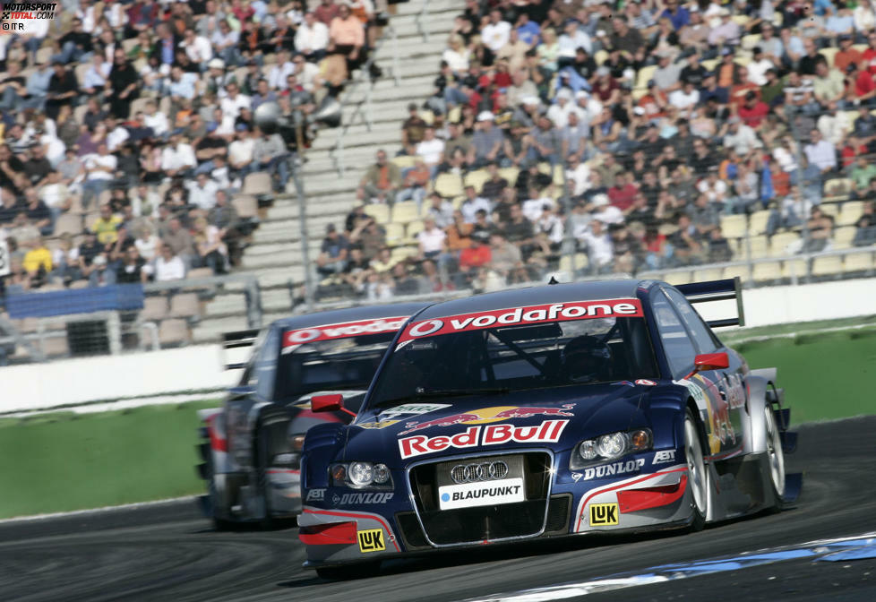 2007 legt Mattias Ekström seinen zweiten DTM-Titel nach. Entschieden wird die Saison jedoch erst auf der Zielgeraden: Ekström setzte sich mit 50 Punkten hauchdünn gegen Bruno Spengler (47) und Martin Tomczyk (40) durch.