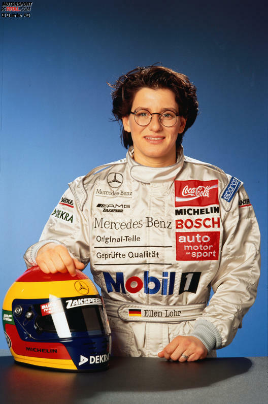 Auch zu Beginn der ITC-Zeit in der Saison 1995 ist Ellen Lohr mit Mercedes am Start.
