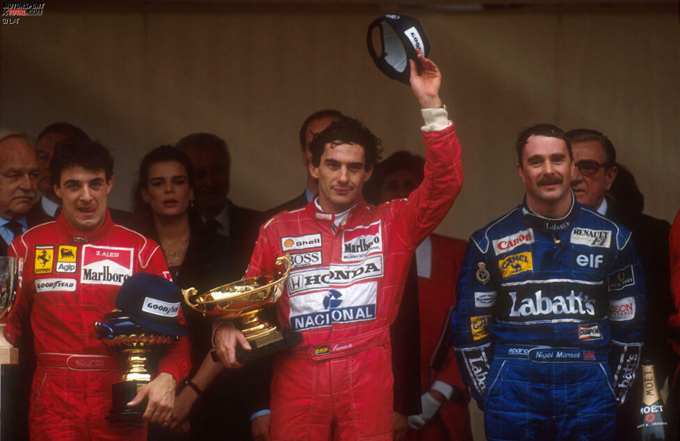 REKORDSIEGER: Ayrton Senna ist der ungekrönte König des Stadtrennens in Monaco. Der 1994 tödlich verunglückte Brasilianer gewann den WM-Lauf insgesamt sechsmal, von 1989 bis 1993 allein fünfmal in Folge. Ähnlich erfolgreich wie der dreimalige Weltmeister war Rekordchampion Michael Schumacher, der fünfmal im Fürstentum jubeln durfte. Auch dem Briten Graham Hill gelangen in den 1960er-Jahren insgesamt fünf Monaco-Siege.