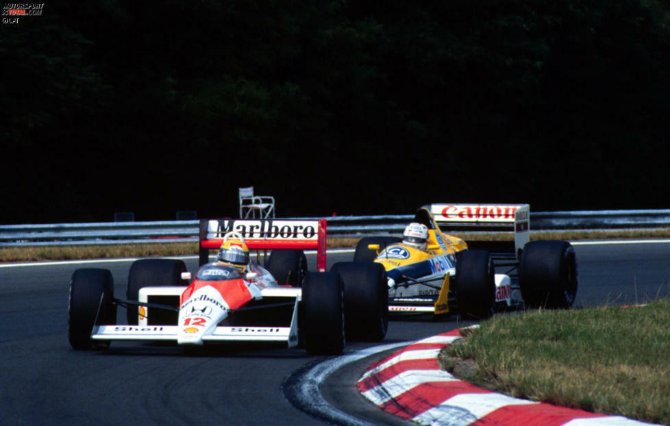 #8: Williams wird 1986 und 1987 Konstrukteurs- und 1987 mit Nelson Piquet auch Fahrer-Weltmeister, nicht zuletzt dank der damals überlegenen Honda-Motoren. Doch nach dem Autounfall von Frank Williams, seit dem dieser im Rollstuhl sitzt, gelingt es Ron Dennis, die Japaner davon zu überzeugen, dass Williams keine Zukunft hat. McLaren-Honda gewinnt 1988 15 von 16 Rennen. Das ist bis heute Rekord.