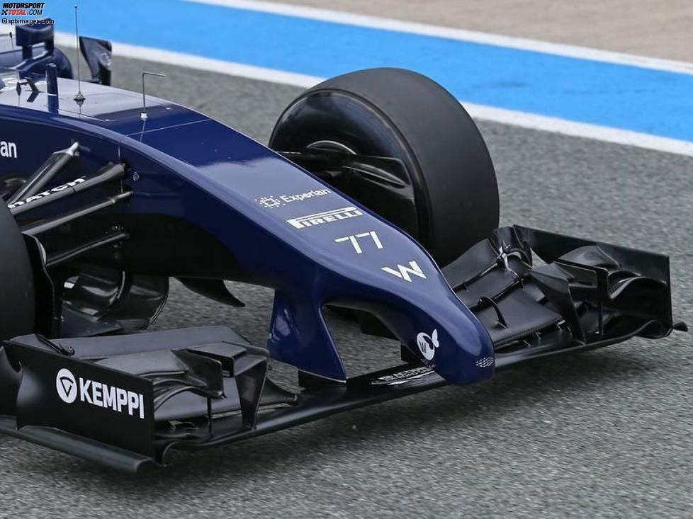 Und auch die Designer des Williams FW36 entschieden sich für eine solche Lösung.