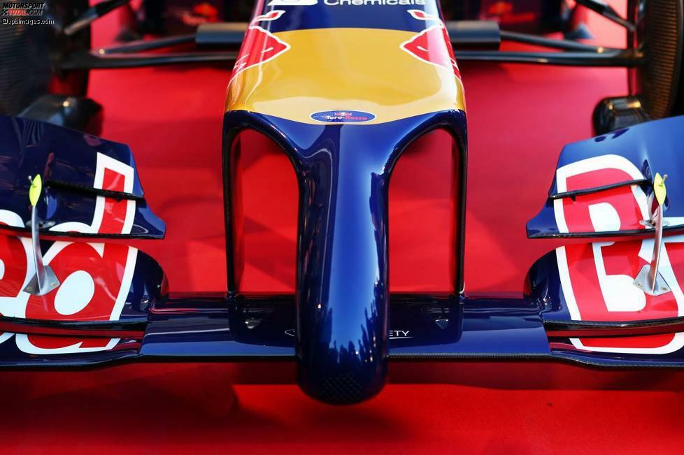 Auch die Nase des Toro Rosso STR9 sticht im wahrsten Sinne des Wortes heraus.