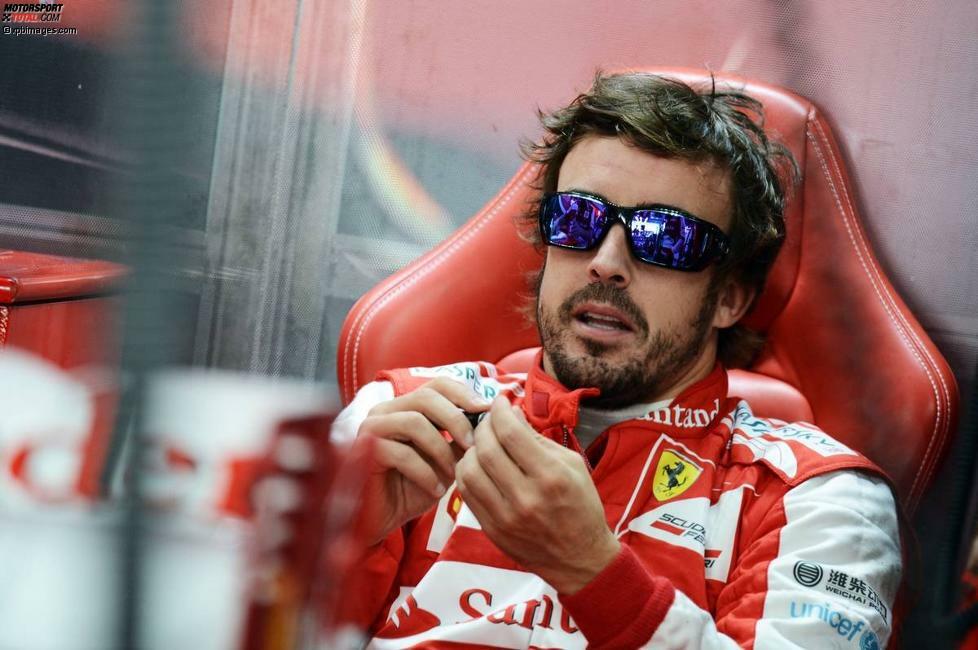 14 - Nicht so hinter dem Berg mit den Gründen für seine Wahl hält Fernando Alonso. Der Ferrari-Pilot liefert selbst die passende Erklärung für die 14: 