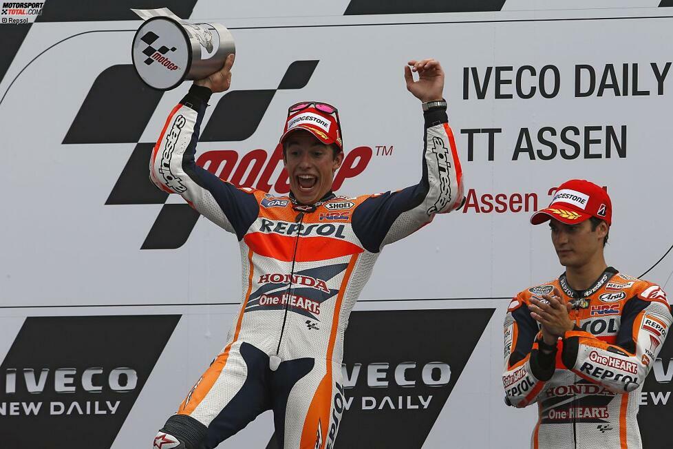 Im Honda-Werksteam ist alles klar. Die Verträge mit beiden Fahrern wurden für 2015 und 2016 verlängert. Marc Marquez ist der Topstar, während Dani Pedrosa die beste Nummer zwei der Welt ist. Die Harmonie im Team ist gut. Honda ist bereit für die nächsten WM-Titel.