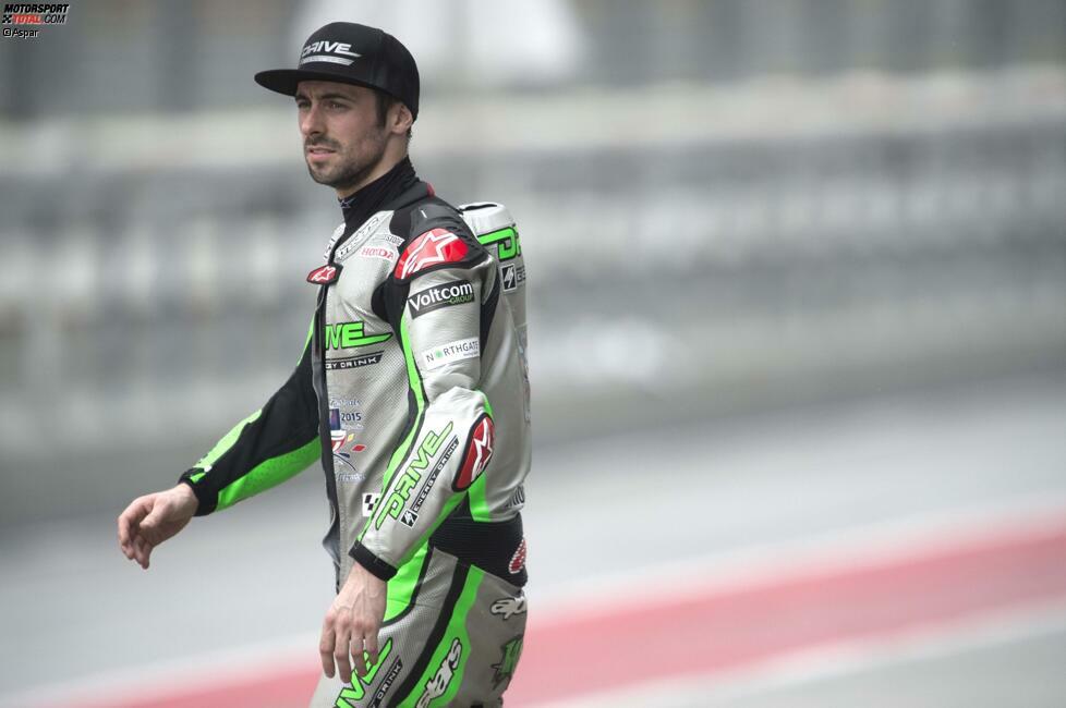 Eugene Laverty kommt aus der Superbike-WM und fährt im Aspar-Team die zweite Open-Honda RC213V-RS.