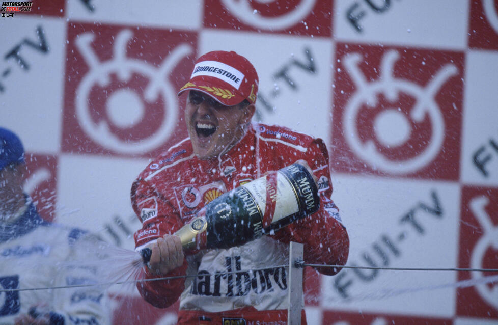 Trotzdem liegt Vettel bei der Anzahl an Siegen noch hinter Michael Schumacher. Sechs Siege konnte der Kerpener in Suzuka einfahren: 1995 gewann er im Benetton, für Ferrari dann 1997, 2000, 2001, 2002 und 2004.