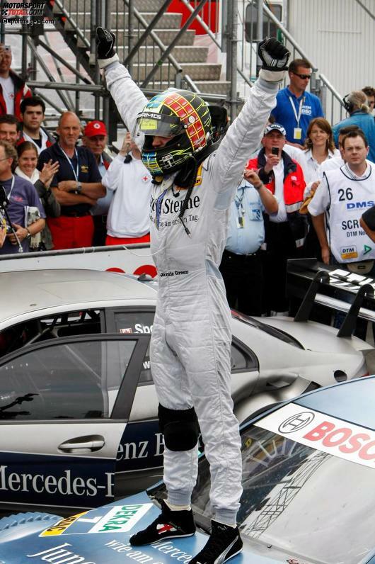 28. Juni 2009, Norisring (Deutschland): Fast auf den Tag genau ein Jahr nach seinem Sieg wiederholt Jamie Green diese Leistung. Sein zweiter Streich am Norisring - und sein einziger Saisonsieg 2009.