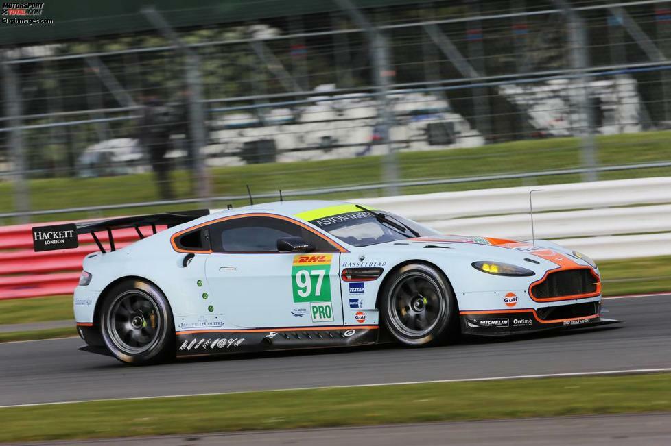 Startnummer: 97
Kategorie: GTE-Pro
Team: Aston Martin Racing
Fahrzeug: Aston Martin Vantage V8
Fahrer: Darren Turner, Stefan Mücke, Bruno Senna
Reifen: Michelin