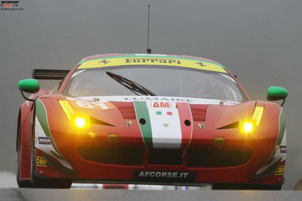 Startnummer: 61
Kategorie: GTE-Am
Team: AF Corse
Fahrzeug: Ferrari 458 Italia
Fahrer: Luis Perez Companc, Marco Cioci, Mirko Venturi
Reifen: Michelin