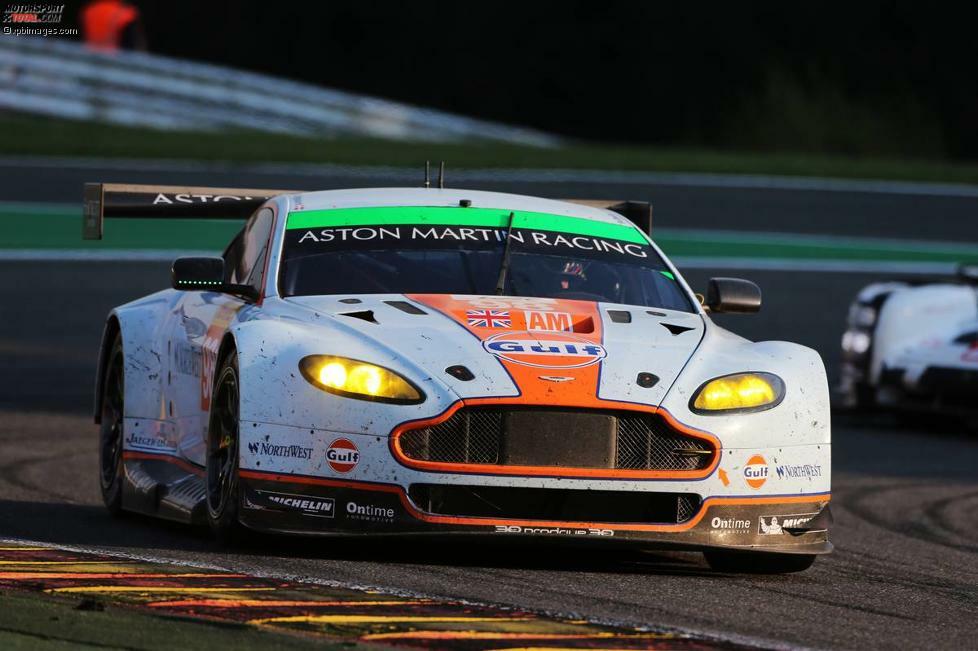 Startnummer: 98
Kategorie: GTE-Am
Team: Aston Martin Racing
Fahrzeug: Aston Martin Vantage V8
Fahrer: Paul Dalla Lana, Pedro Lamy, Christoffer Nygaard
Reifen: Michelin