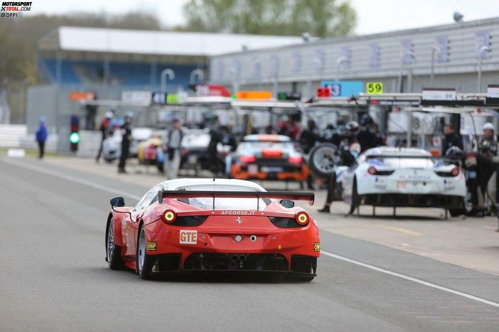 Startnummer: 60
Kategorie: GTE-Am
Team: AF Corse
Fahrzeug: Ferrari 458 Italia
Fahrer: Peter Ashley Mann, Lorenzo Case, Raffaele Giammaria
Reifen: Michelin