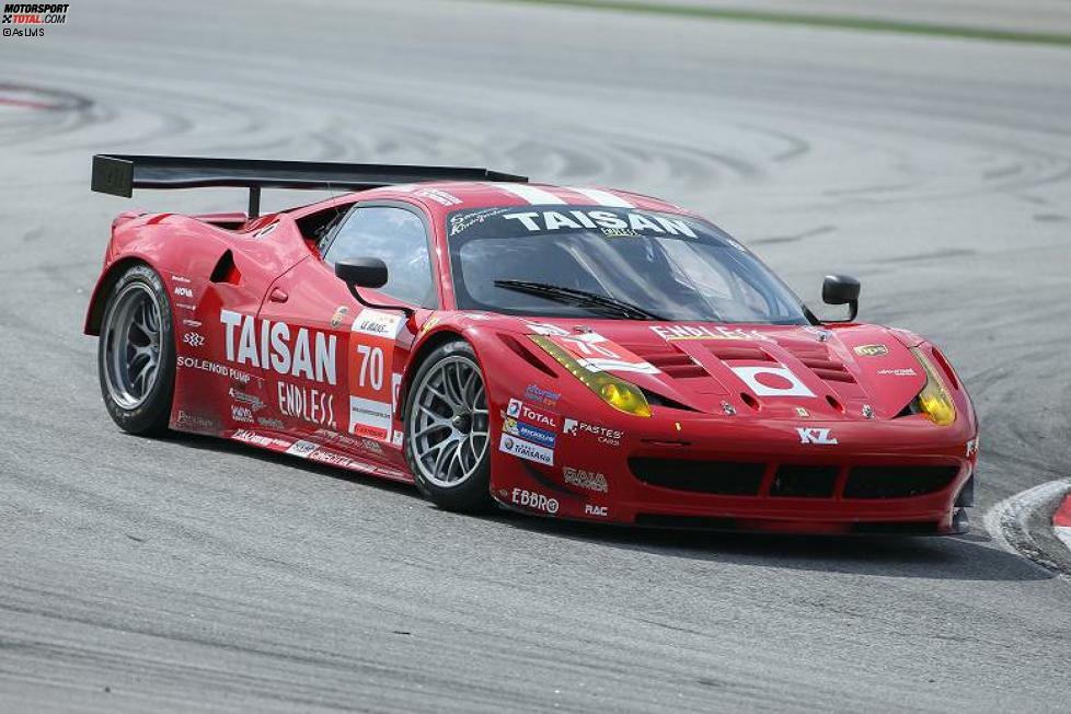 Startnummer: 70
Kategorie: GTE-Am
Team: Team Taisan
Fahrzeug: Ferrari 458 Italia
Fahrer: James Rossiter, Pierre Ehret, Martin Rich
Reifen: Michelin