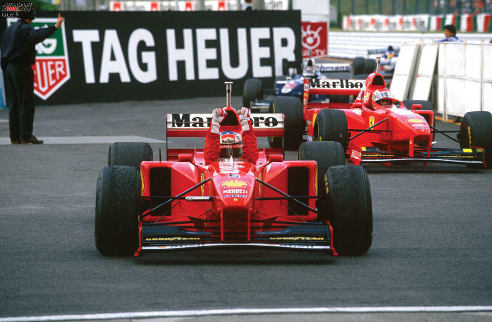 Zwischen 1996 und 1999 waren Schumacher und Irvine 