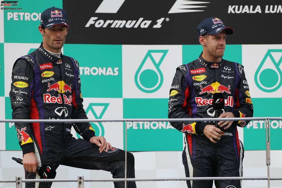 Duell Nr. 7: Sebastian Vettel & Mark Webber (Red Bull, 2009 bis 2013)
