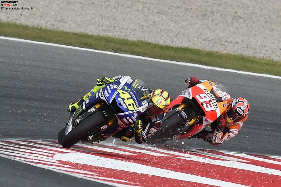 Von den Kerbs splittert die Farbe ab!