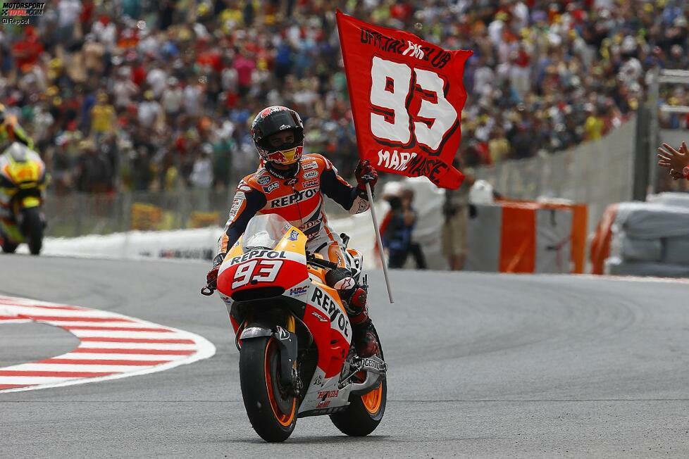 Marc Marquez gewinnt auch das siebte Saisonrennen...