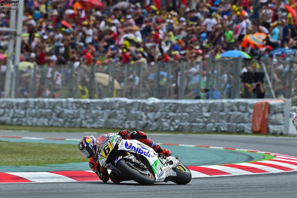 Stefan Bradl fährt schließlich als Fünfter hinter den vier Werksfahrern ins Ziel.
