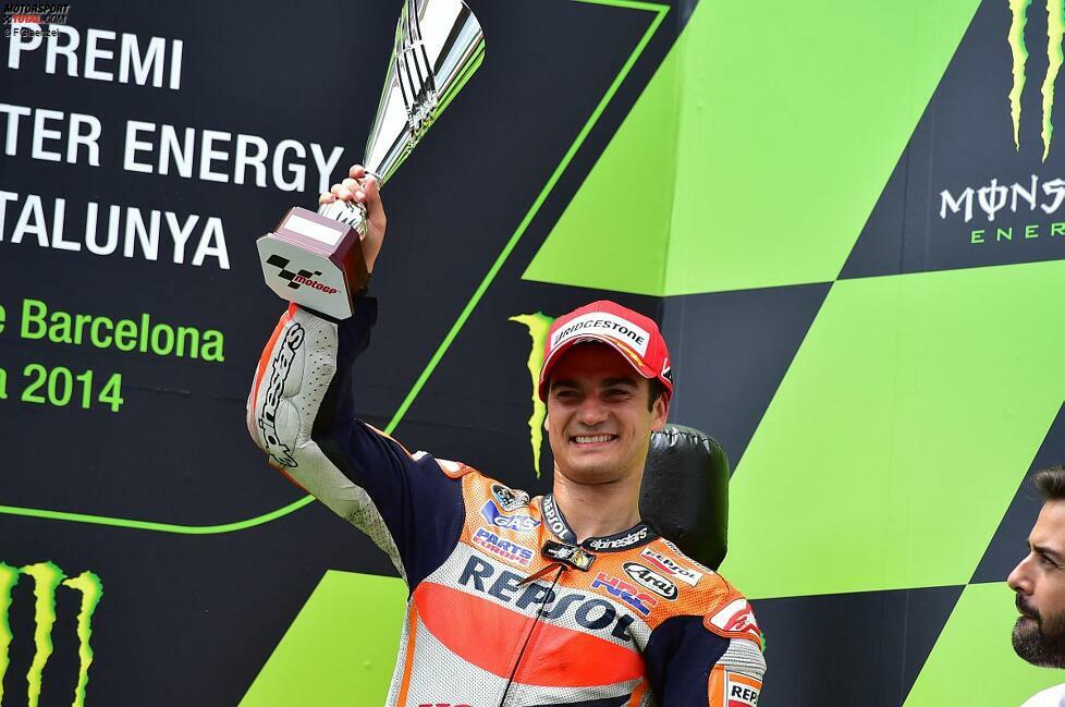 Dani Pedrosa ist an diesem Sonntag stark, aber trotzdem bleibt für den zweiten Honda-Fahrer 