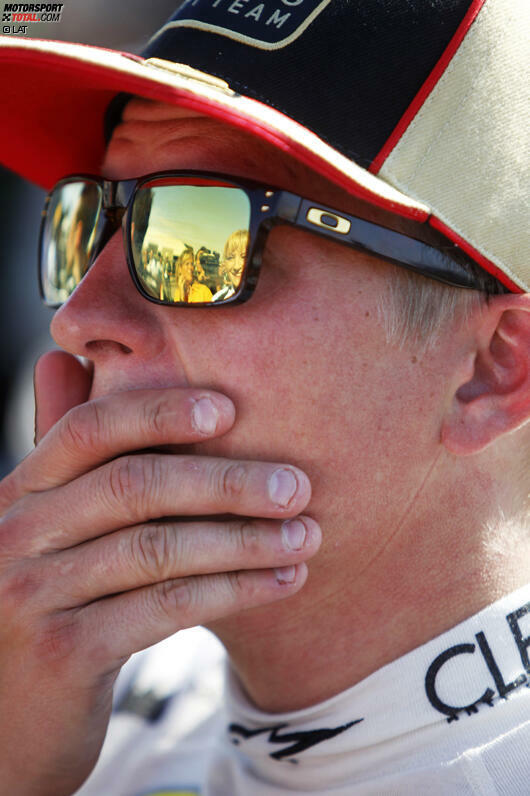 Freuen dürfte sich eigentlich auch Kimi Räikkönen, der mit einer Zweistoppstrategie von Startplatz sechs auf Position zwei fährt. Doch zufrieden klingt der Lotus-Pilot nach dem Rennen nicht unbedingt: 