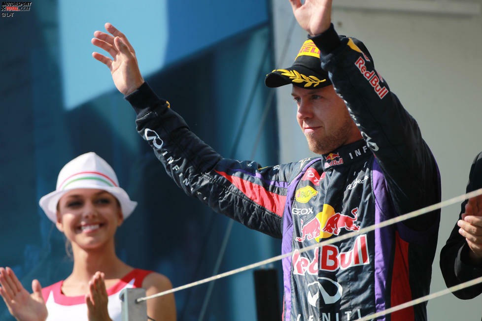 Auch bei drittplatzierte Sebastian Vettel, der in der Schlussphase nicht mehr an Räikkönen vorbeikommt, kling nach den starken Leistungen in Training Enttäuschung durch. 