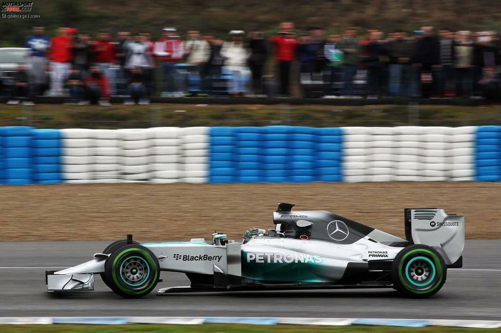 Nico Rosberg (Mercedes F1 W05) / 188 Runden / 1:25.588 Minuten (Mittwoch)
Keiner hat in Jerez mehr Erfahrung mit den neuen Autos sammeln können. Mit 188 Runden war Rosberg der 