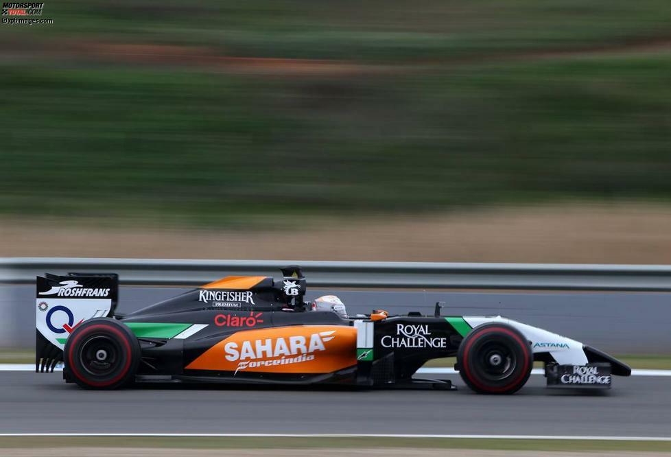 Daniel Jucadella (Force India-Mercedes VJM07) / 81 Runden / 1:29.457 Minuten (Freitag)
Ausgerechnet der Mercedes-DTM-Pilot war es, der die meisten Runden aller Force-India-Piloten drehen konnte. Der wenig erfahrene neue Testpilot der Inder spulte am Freitag ein solides Programm bei kniffligen Bedingungen ab. 