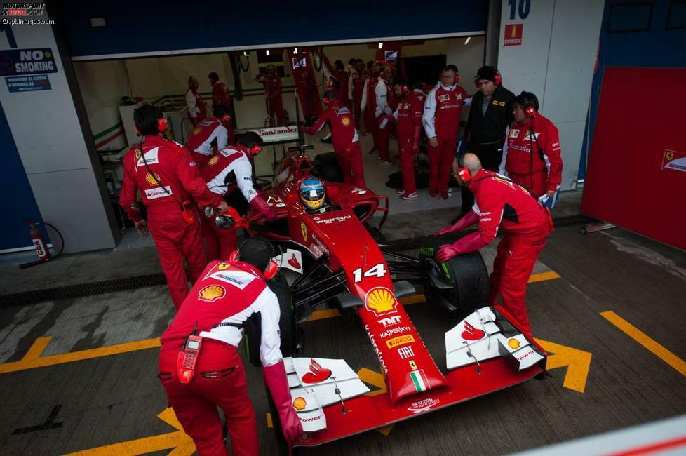 Fernando Alonso (Ferrari F14 T) / 173 Runden / 1:25.495 Minuten (Donnerstag)
Der Spanier war vor heimischer Kulisse natürlich der große Star der Fans in Jerez. Und die bekamen den 