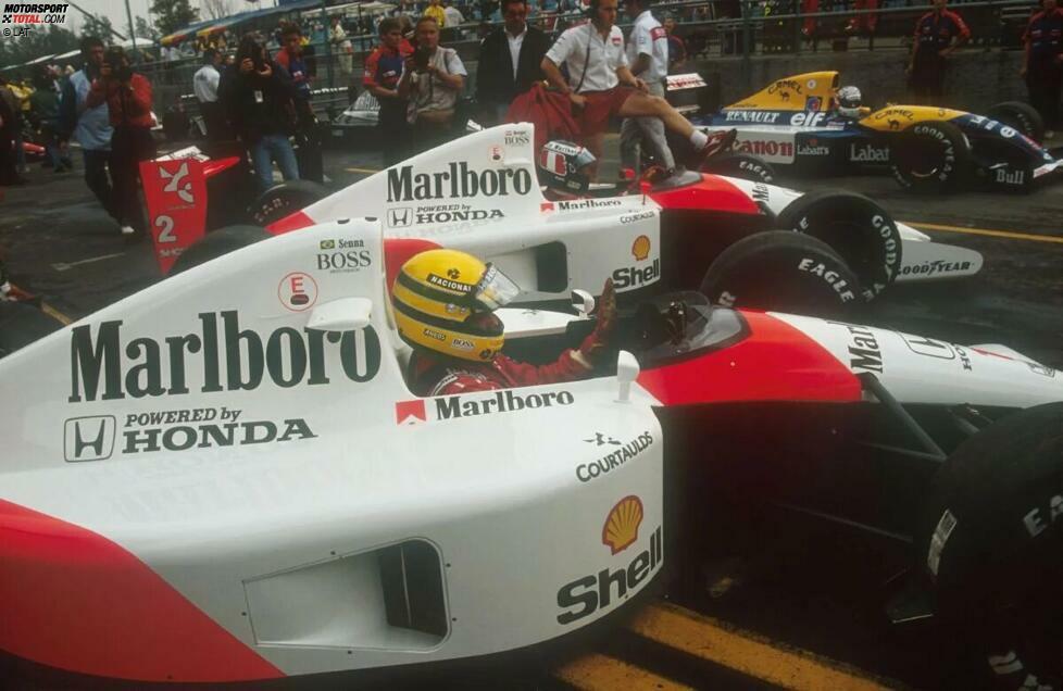 1991 steht Berger bei McLaren an der Seite von Senna mehr denn je im Schatten eines Teamkollegen. Während sich der Brasilianer mit sieben Siegen und 96 Punkten seinen dritten WM-Titel holt, wird Berger genau wie im Vorjahr mit 43 Punkten Gesamtvierter. Nur beim Grand Prix von ...