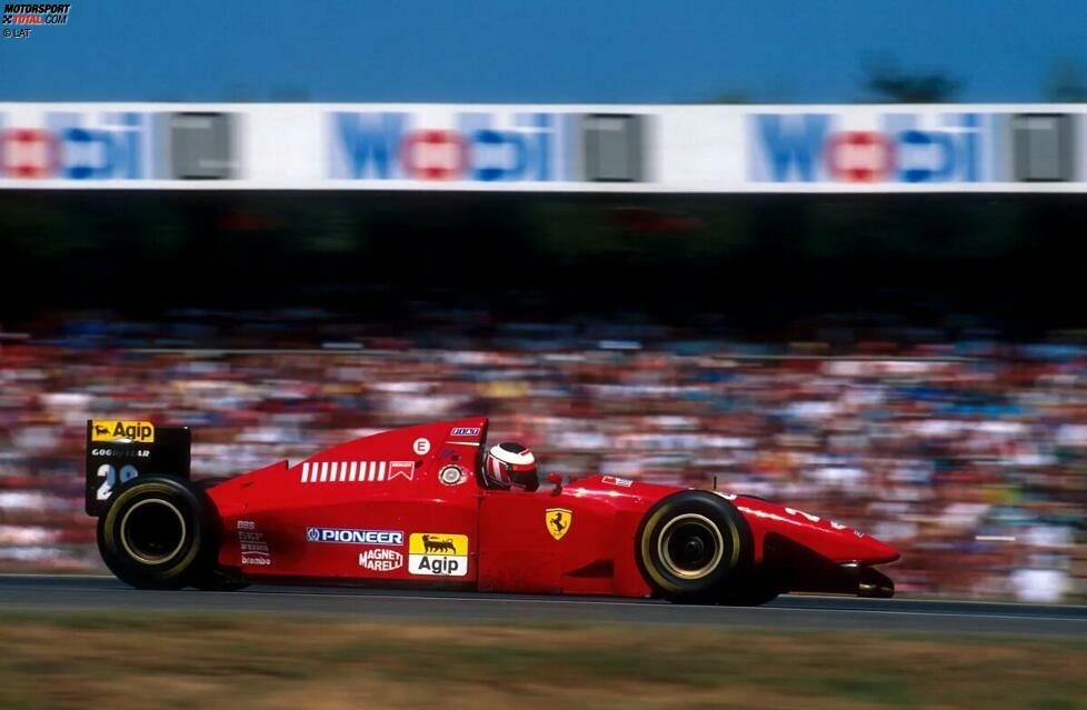 ... beendet beim Grand Prix von Deutschland 1994 in Hockenheim eine 58 Rennen dauerende Ferrari-Durststrecke. Zuletzt hatte Alain Prost in Jerez 1990 für die Scuderia triumphiert.