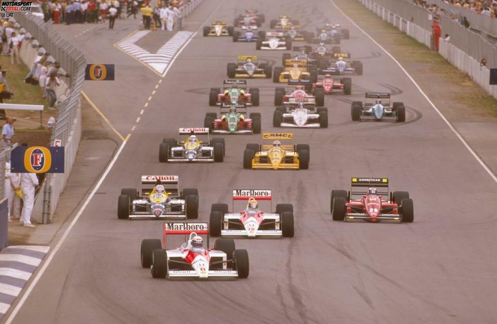 1988: Bergers zweite Ferrari-Saison und die Erkenntnis, dass gegen die übermächtigen McLaren-Honda kein Kraut gewachsen ist. Ayrton Senna und Alain Prost gewinnen zusammengerechnet 15 von 16 Saisonläufen. Nur beim Grand Prix von ...