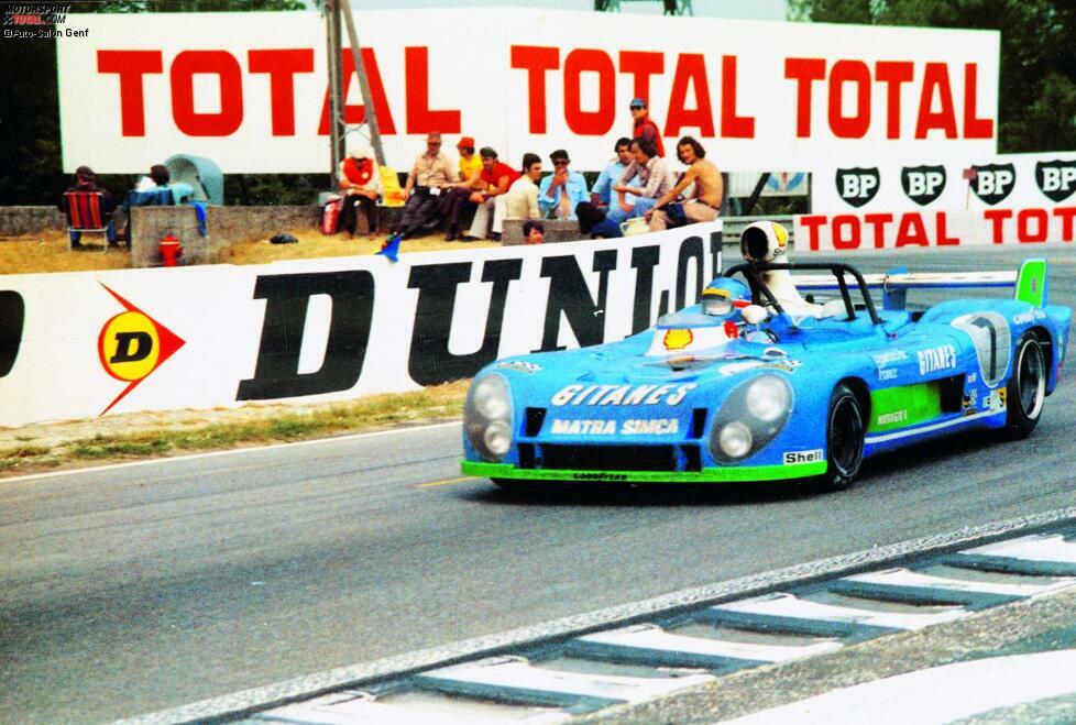 1974: Matra 670B - Mit Henri Pescarolo und Gerard Larrousse siegten 1974 zwei Piloten, die sich später auch als Teambesitzer einen Namen machen sollten. Auch ein Getriebeschaden am Sonntag-Vormittag konnte die beiden Franzosen nicht aufhalten.