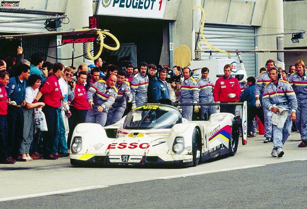 1992: Peugeot 905 - Ein Jahr später triumphierte dann die 