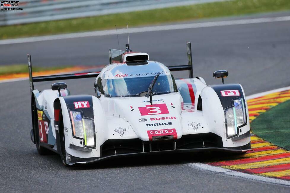 Startnummer: 3
Kategorie: LMP1-H
Team: Audi Sport Team Joest
Fahrzeug: Audi R18 e-tron quattro
Fahrer: Filipe Albuquerque, Marco Bonanomi, Oliver Jarvis
Reifen: Michelin