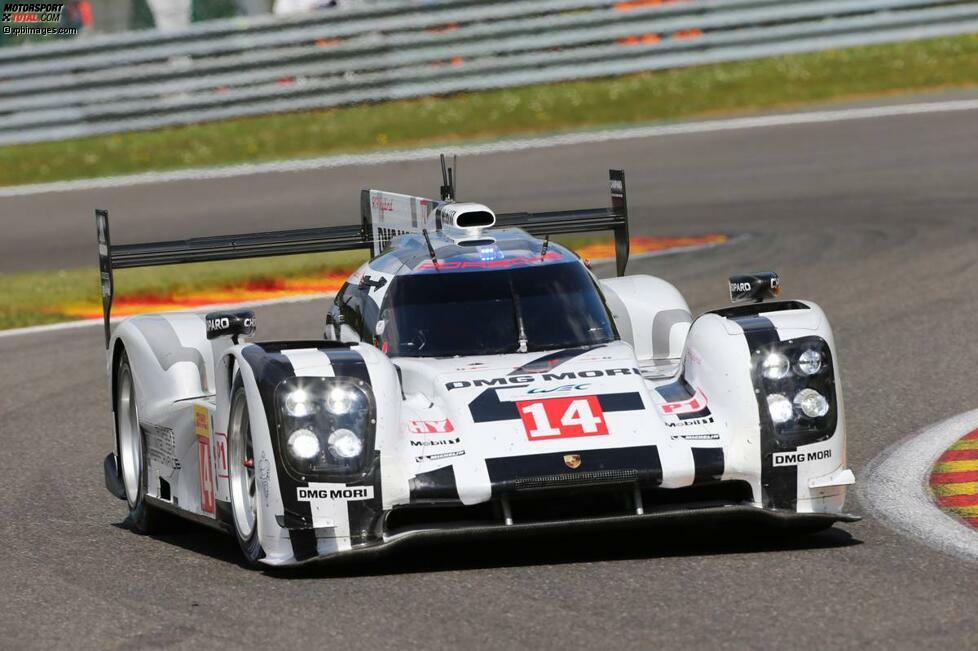 Startnummer: 14
Kategorie: LMP1-H
Team: Porsche Team
Fahrzeug: Porsche 919 Hybrid
Fahrer: Romain Dumas, Marc Lieb, Neel Jani
Reifen: Michelin