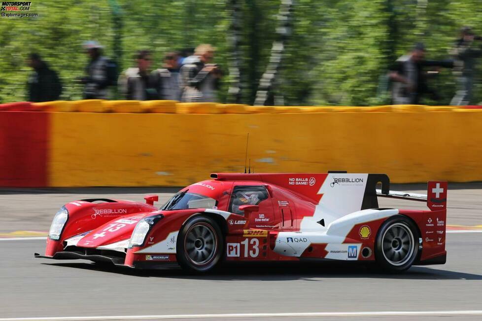 Startnummer: 13
Kategorie: LMP1-L
Team: Rebellion Racing
Fahrzeug: Rebellion R-One-Toyota
Fahrer: Andrea Belicchi, Dominik Kraihamer, Fabio Leimer
Reifen: Michelin