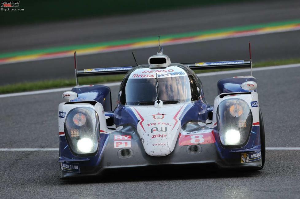 Startnummer: 8
Kategorie: LMP1-H
Team: Toyota Racing
Fahrzeug: Toyota TS040 Hybrid
Fahrer: Anthony Davidson, Sebastien Buemi, Nicolas Lapierre
Reifen: Michelin