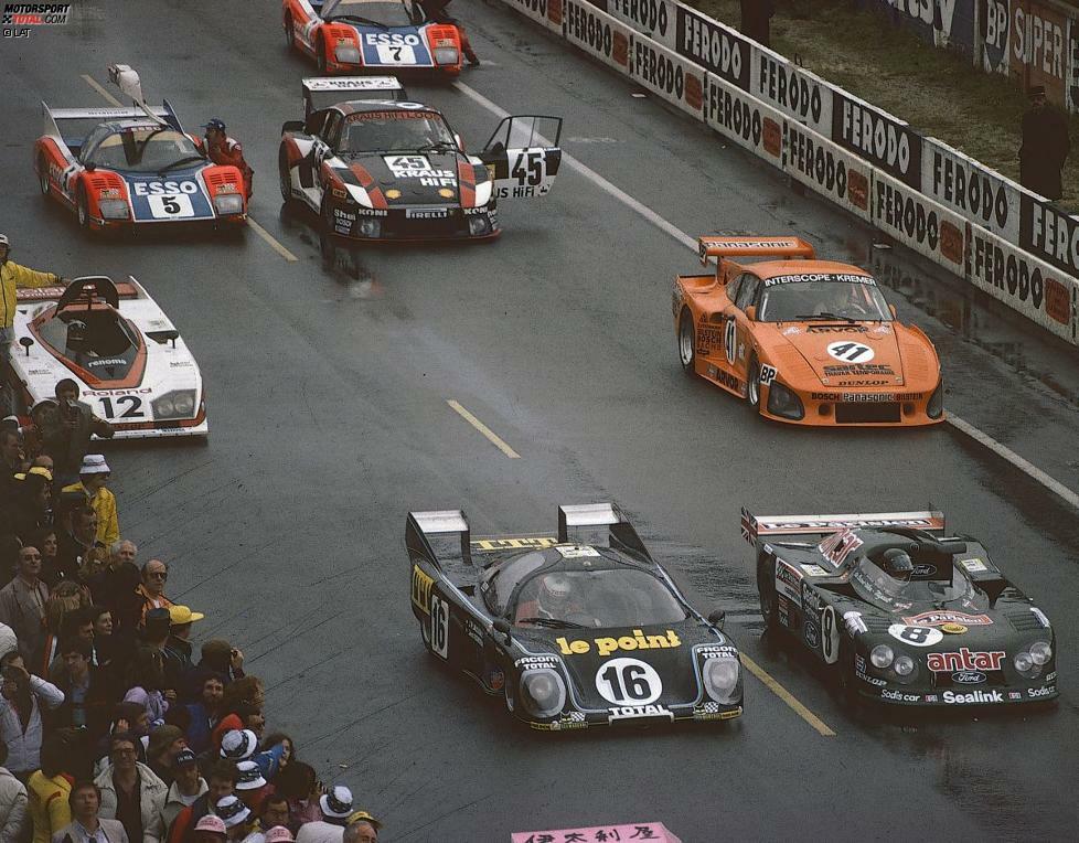 1980 gab es eine weitere Niederlage für die stark besetzten Porsche - und wieder war Jean-Pierre Jaussaud beteiligt. Der Franzose siegte gemeinsam mit Teamchef Jean Rondeau in dessen Eigenbau mit Ford-3,0-Liter-Saugmotor. Der Rondeau M379B fuhr bei schwierigen Bedingungen zuverlässig durch, dennoch erlebte Jaussaud 