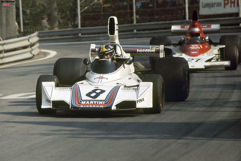 Doch Martini kehrte 1975 zurück: Die Lackierung zierte nun die Brabham-Ford von Carlos Reutemann und Carlos Pace. Zwei Siege und Platz zwei in der Konstrukteurs-WM bescherten auch dem Sponsor weltweite Aufmerksamkeit.