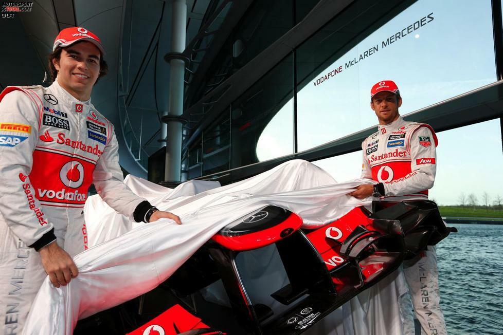 McLaren, finanziell nicht mehr auf Rosen gebettet, heuert 2013 Sergio Perez an - in der Hoffnung auf mexikanische Sponsorenmillionen. Aber wegen mäßiger Leistungen bleibt es für ihn bei einer McLaren-Saison.