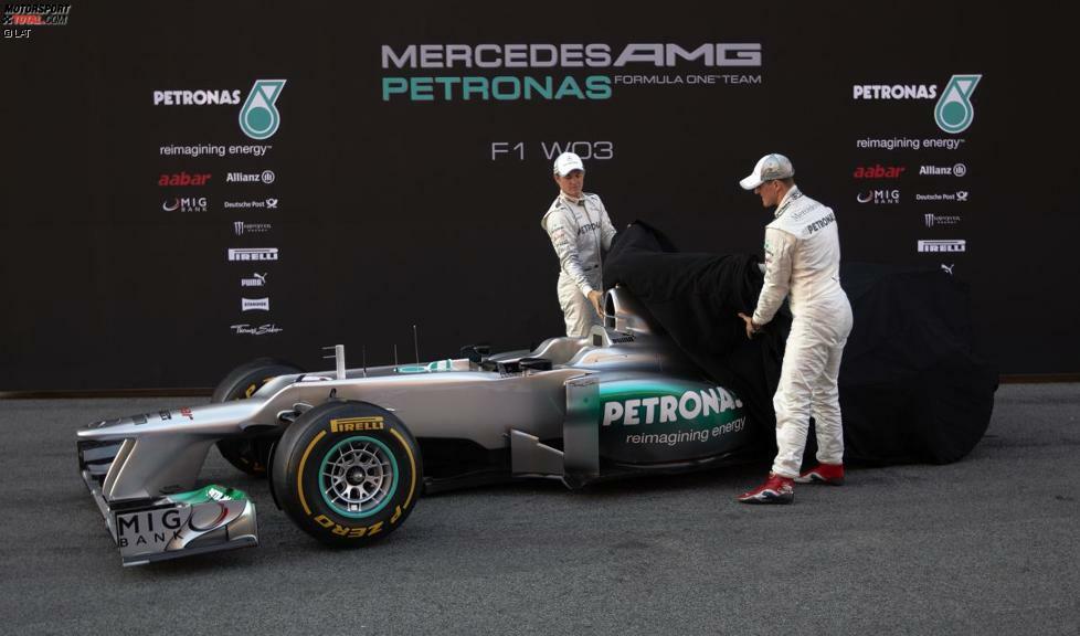 2012: Dafür feiert Nico Rosberg im Jahr darauf seinen ersten Sieg. Michael Schumacher bekommt in seinem letzten Formel-1-Jahr immerhin einmal auf das Podium und verabschiedet sich mit Rang sieben in Brasilien anständig aus der Königsklasse.