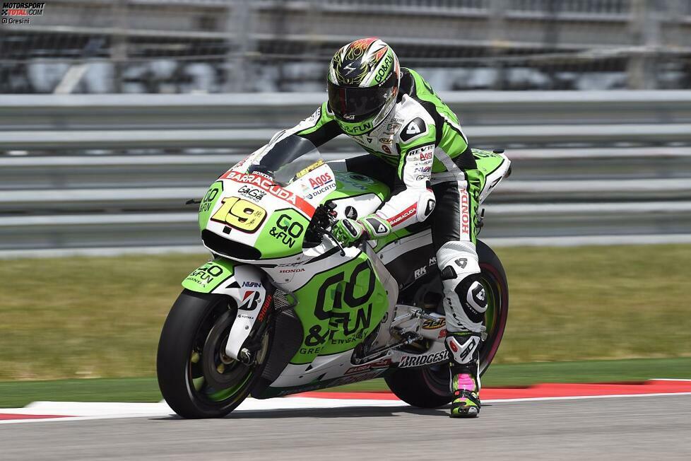 Auch für Reddings Gresini-Teamkollegen Alvaro Bautista setzt sich die Crashserie fort. Nach Katar stürzt der Spanier schon zum zweiten Mal und steht nach zwei Rennen ohne WM-Punkte da. 