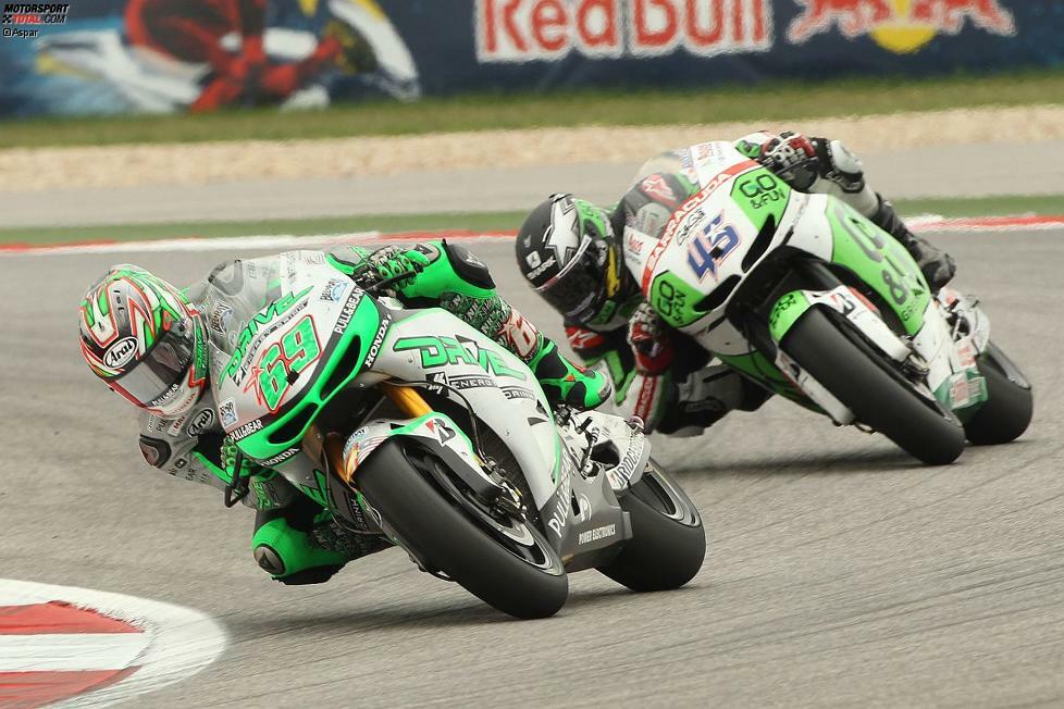 Der Grand Prix der USA hinterlässt viele frustrierte Gesichter. Rookie Scott Redding kämpft wieder verbissen gegen Nicky Hayden, stürzt in der vorletzten Runde allerdings von seiner Honda. 