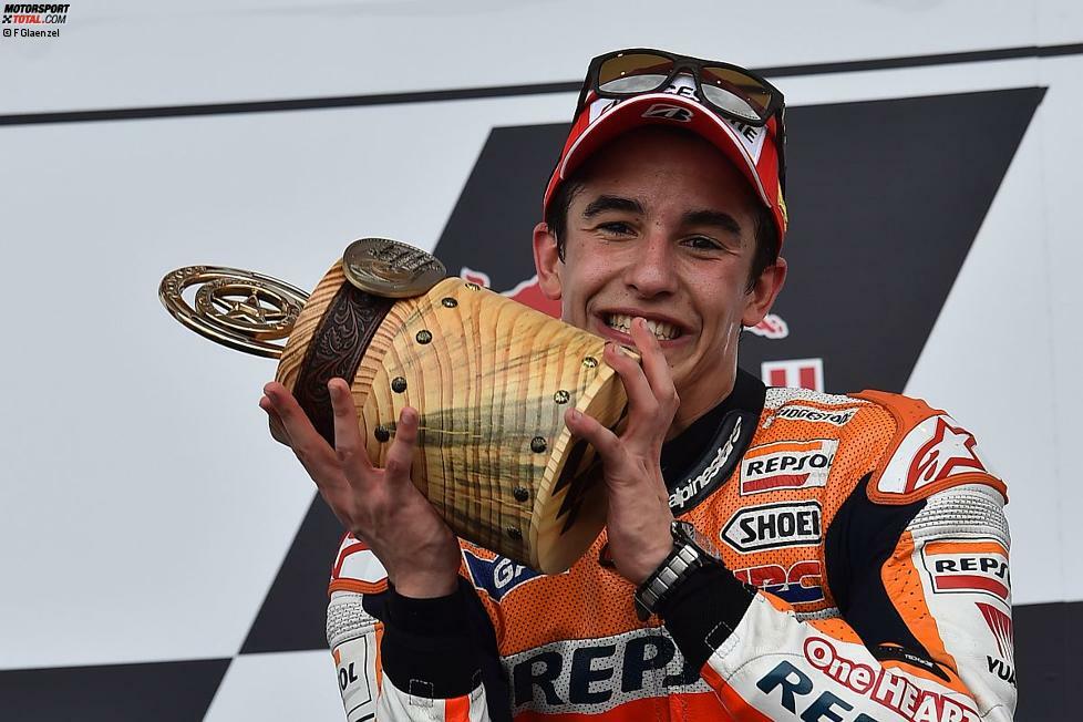 An der Spitze ist alles klar: Marc Marquez holt sich souverän seinen zweiten Saisonsieg. 