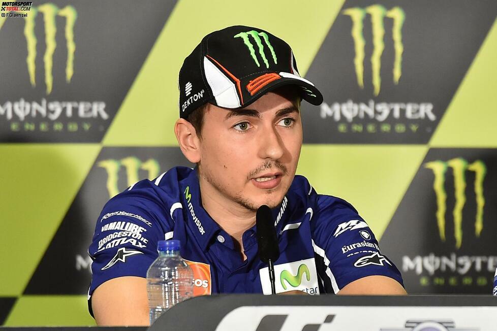 Rossis Teamkollege und Vizeweltmeister Jorge Lorenzo sucht noch immer nach seiner Bestform, er hat nach dem Rennen in Jerez erst 35 Punkte auf dem Konto. WM-Leader Marquez (100 Punkte) ist bereits enteilt.