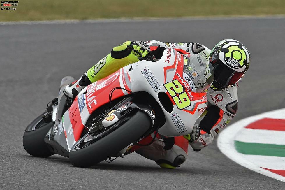 Und auch Ducati-Pilot Andrea Iannone trumpft auf. Im Qualifying verpasst der Italiener dank des weichen Hinterreifens die Pole-Position um lediglich 0,180 Sekunden: Startplatz zwei für den quirligen Lokalhero.