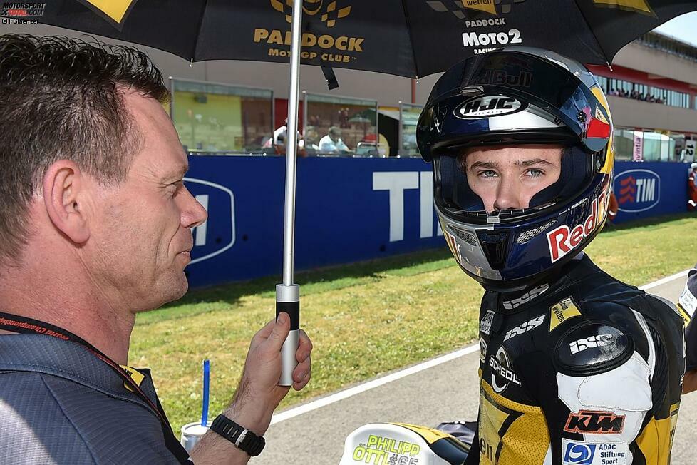 Punkte für Philipp Öttl: Der Kalex-KTM-Pilot wird beim Rennen in Mugello 13. und sammelt drei wichtige WM-Punkte.